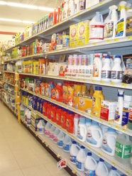 Housewares; bleach, cleaners, house hold items
